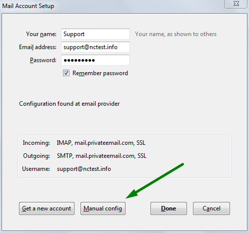 Manual Config
